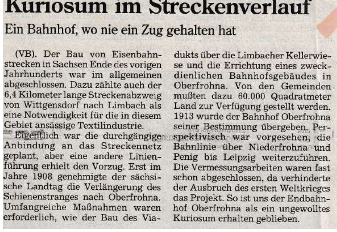"Kuriosum im Streckenverlauf - FP vom 27.01.1993"