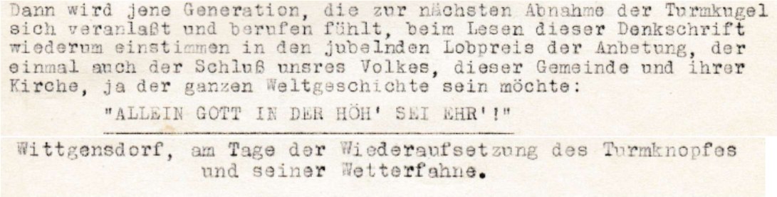Die Unterzeichner waren: